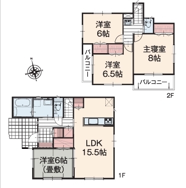 加須市久下２丁目　新築分譲住宅2号棟