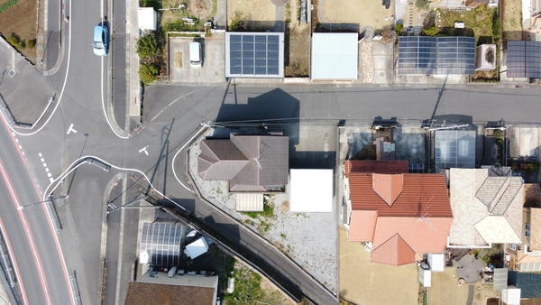 加須市水深の中古一戸建て(前面道路含む現地写真)