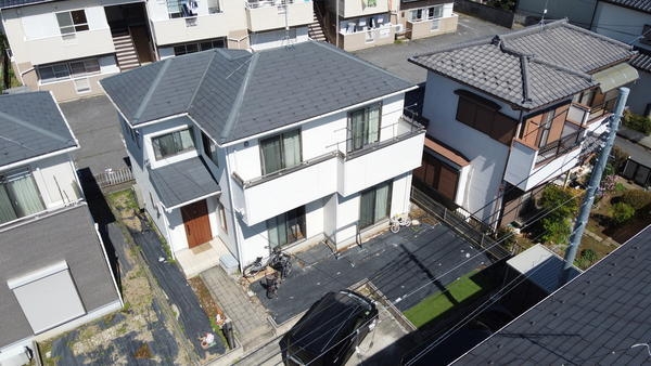 加須市礼羽の中古一戸建て(航空写真)