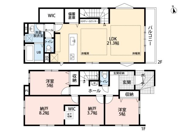 国分寺市本多3丁目　新築分譲住宅全2棟