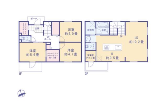 東大和市芋窪５丁目の中古一戸建
