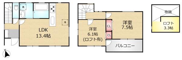武蔵村山市伊奈平６丁目の新築一戸建