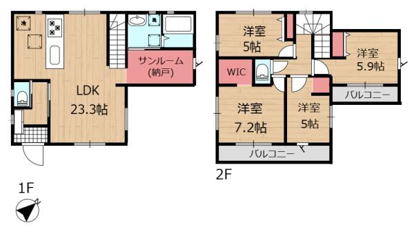 武蔵村山市本町４丁目の新築一戸建