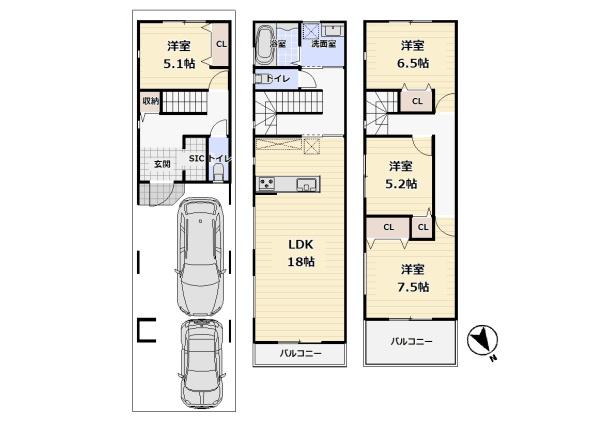 堺市堺区榎元町２丁の土地