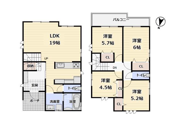 岸和田市上松町　新築戸建　2号地