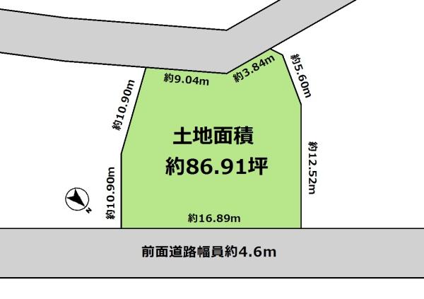 泉佐野市中庄　売土地