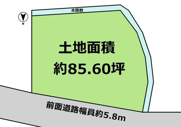 堺市北区中村町　売土地