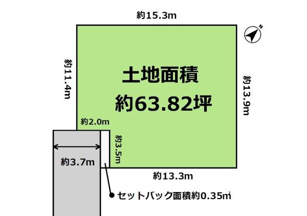 堺市西区上野芝向ヶ丘町6丁　売土地