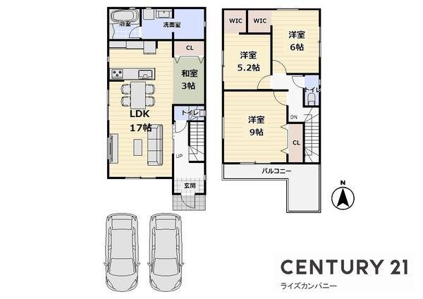 泉佐野市岡本２丁目　新築戸建　１号地