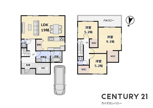 泉佐野市本町　新築戸建