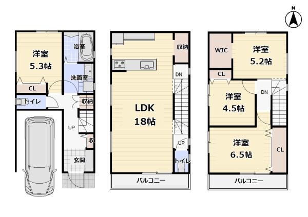 堺市西区草部　新築戸建