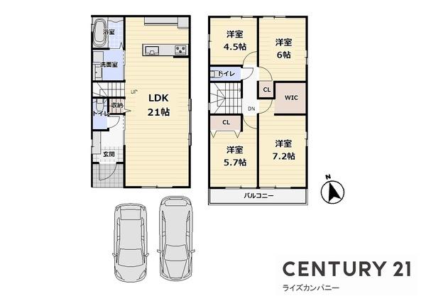 堺市西区家原寺町1丁 新築戸建 1号地