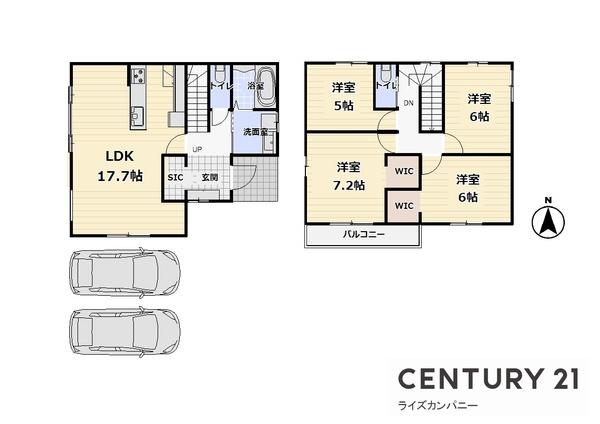 堺市西区家原寺町1丁　新築戸建　２号地