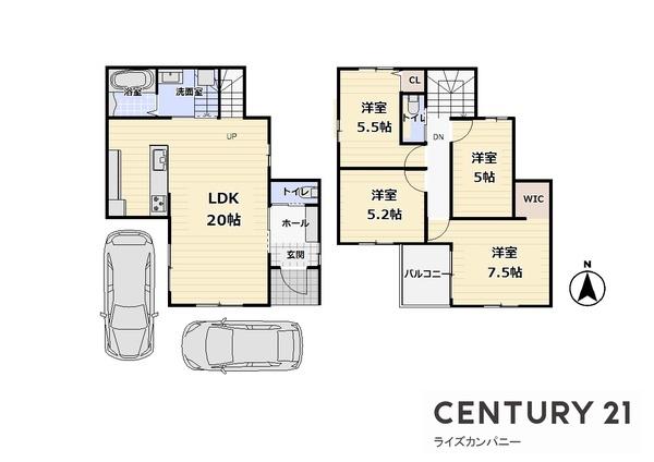 堺市西区家原寺町1丁 新築戸建 4号地
