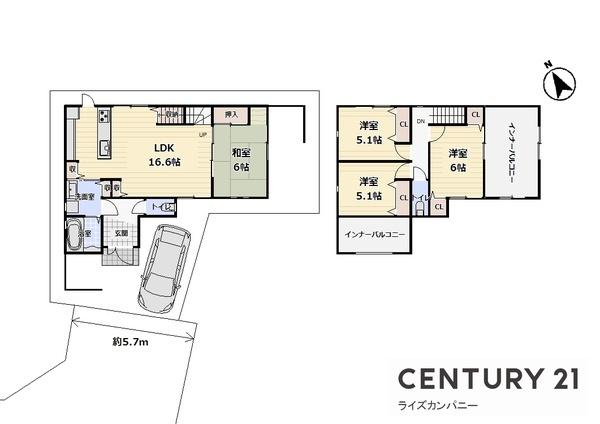 堺市南区美木多上の中古一戸建て