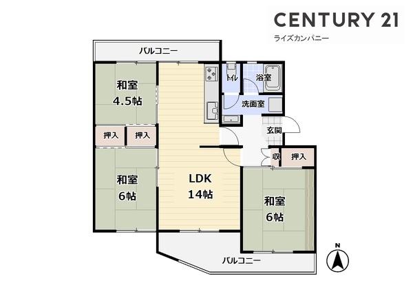 鶴山台第三住宅21号棟