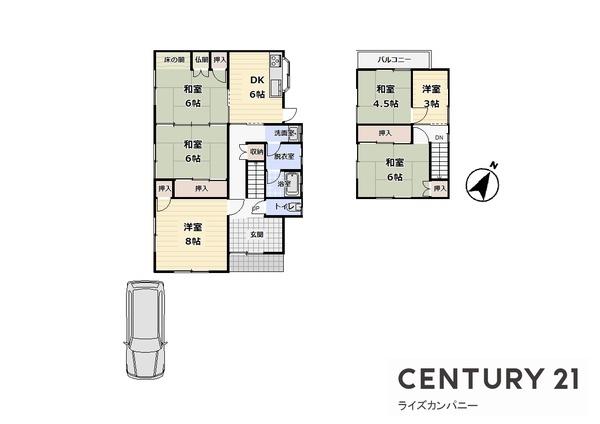 泉佐野市中庄の中古一戸建て