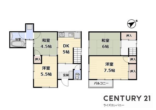 堺市中区深井北町の中古一戸建て