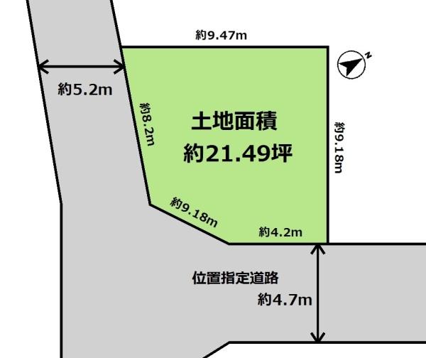 堺市中区深井北町の土地