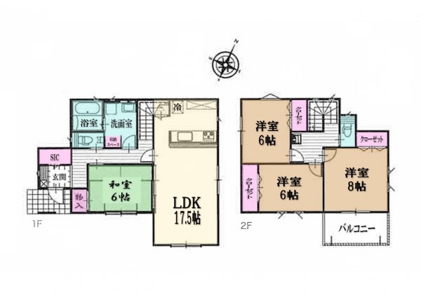 いろどりアイタウン　水戸市新原1丁目　21-P1　1