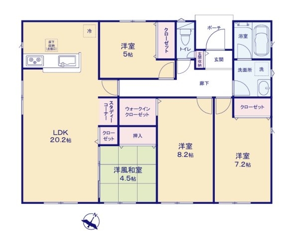 Cradlegarden　水戸市三湯町　第1　1