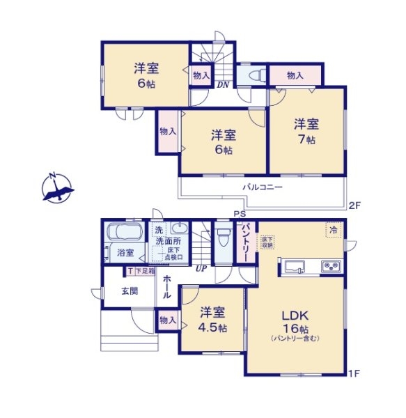 ハートフルタウン　元吉田町　2235番　B号棟
