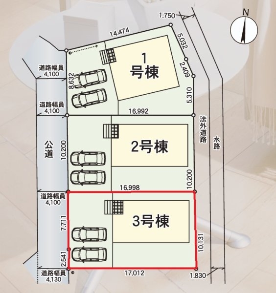 Cradlegarden　北茨城市磯原町木皿　第3　3
