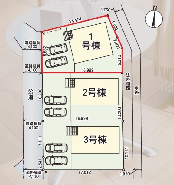 Cradlegarden　北茨城市磯原町木皿　第3　1