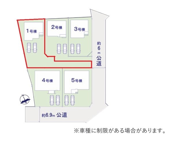 ケイアイフィット 水戸市東台 1期 1(前面道路含む現地写真)