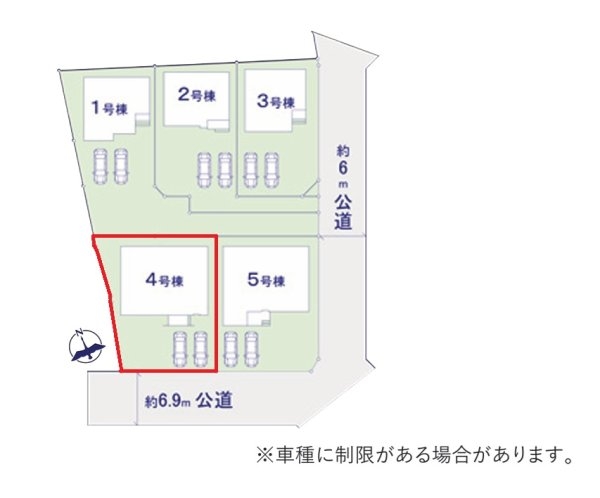 ケイアイフィット 水戸市東台 1期 4(前面道路含む現地写真)