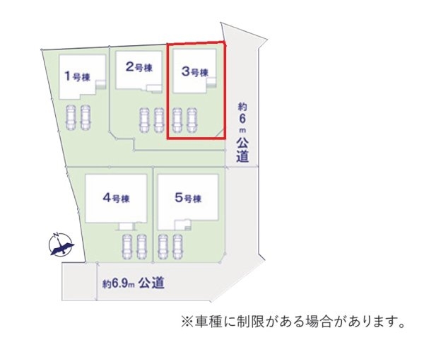 ケイアイフィット 水戸市東台 1期 3(前面道路含む現地写真)