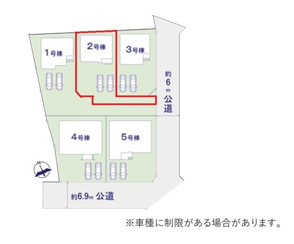ケイアイフィット 水戸市東台 1期 2(前面道路含む現地写真)