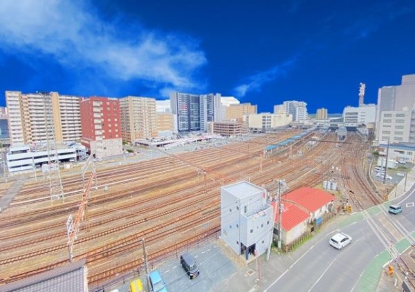 プラウド水戸三の丸(現地からの眺望)