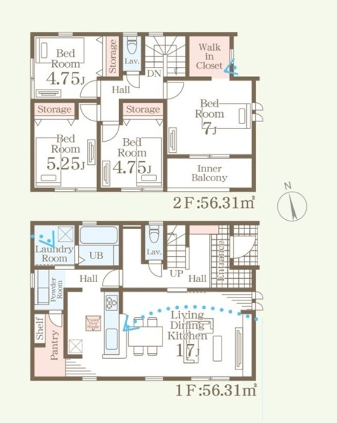 リーブルガーデン小美玉市上玉里第2　2