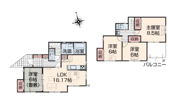 いろどりアイタウン　那珂市杉　23-P2　2