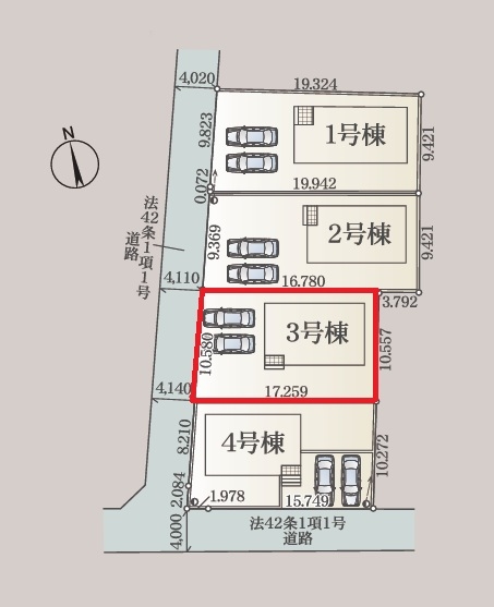 Cradlegarden　ひたちなか市平磯町　第2　3