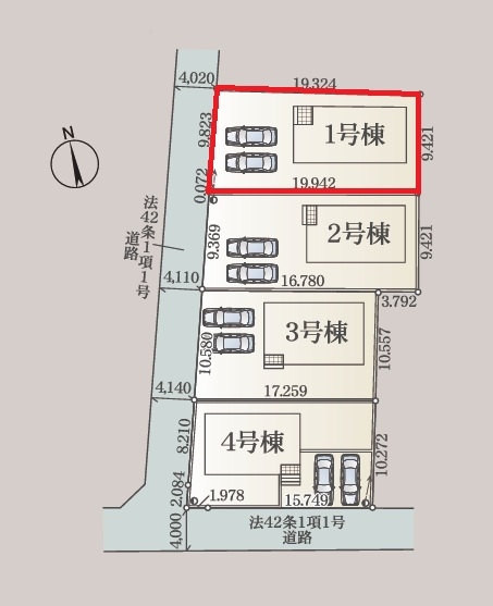 Cradlegarden　ひたちなか市平磯町　第2　1