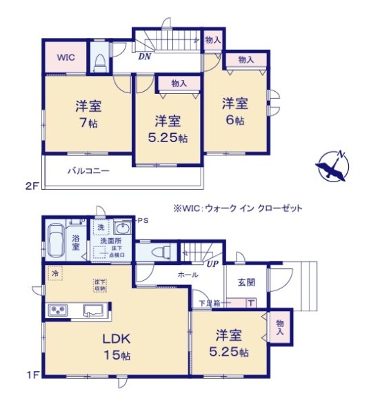 ハートフルタウン　ひたちなか市足崎1474番　F