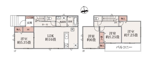 ハートフルタウン　水戸市双葉台2丁目33番　A