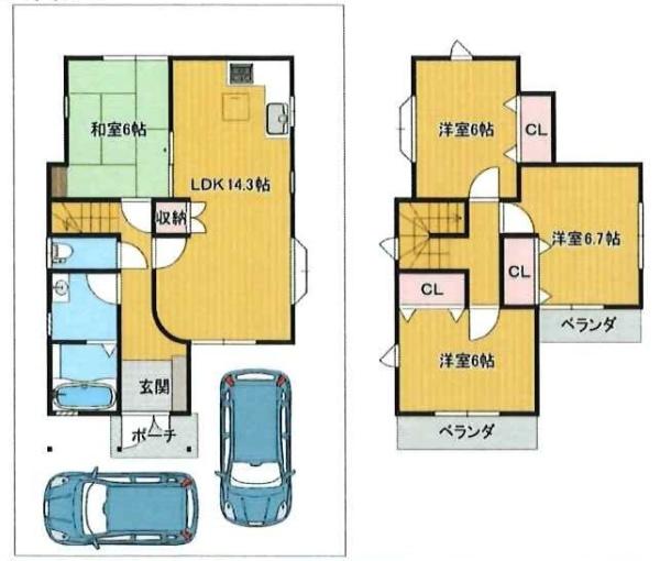 天理市西長柄町の中古一戸建て