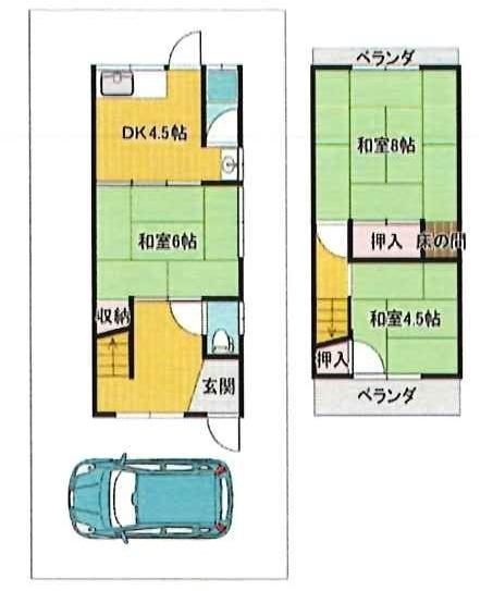 京田辺市興戸　中古戸建