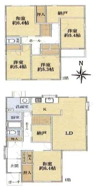 四條畷市田原台８丁目の中古一戸建て