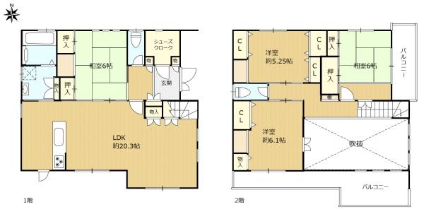 天理市櫟本町の中古一戸建て
