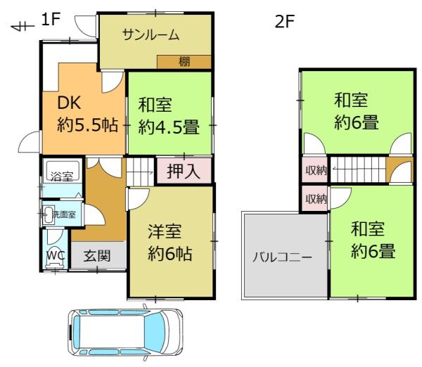 木津川市木津池田の中古一戸建