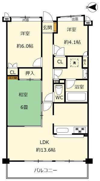 東急ドエル大和八木アネックスＣ棟