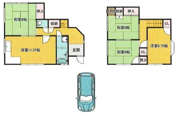 生駒市有里町の中古一戸建て