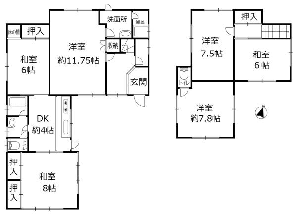 宇陀市榛原天満台西４丁目の中古一戸建て