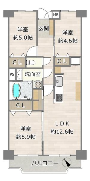 シティハイツ古川橋