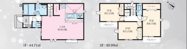 昭島市拝島町　6期　新築分譲住宅　7号棟　【全19棟】