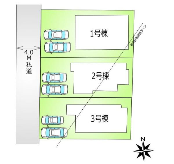 立川市上砂町9期　新築分譲住宅　3号棟　【全3棟】